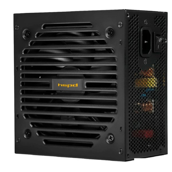 Power Supply HSPD, 750W 80+ Bronze (ATX, 2.31, Semi-modular, 1x24(20+4)pin 550mm, 1xCPU*2 8(4+4)pin 600+150mm, 1xPCIe*2 8(6+2)pin 500+150mm, 2xSATA*3 400+150+150mm, 1xMOLEX4pin*3+FDD 400+150+150+150mm