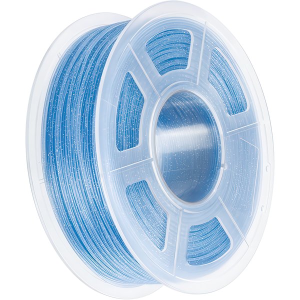 Филамент NVPRINT PLA Twinkling Blue для 3D печати диаметр 1.75мм длина 330 метров масса 1 кг