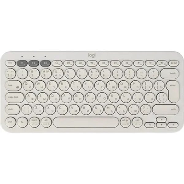 920-009589 Logitech Клавиатура K380 {Multi-Device, белый, USB, беспроводная, BT}
