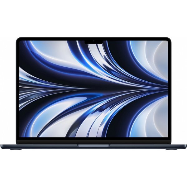 Apple MacBook Air 13-inch Mid 2022 [MC7X4HN/A] (КЛАВ.РУС.ГРАВ.) Midnight 13.6" Liquid Retina {(2560x1600) M2 8C CPU 8C GPU/16GB/256GB SSD/без переходника 11028658/11134081/1979059/11007065} (Индия)