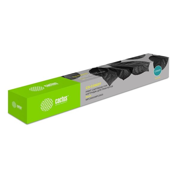 Картридж лазерный Cactus 841818 CS-C3503Y желтый (18000стр.) для Ricoh MP C3503