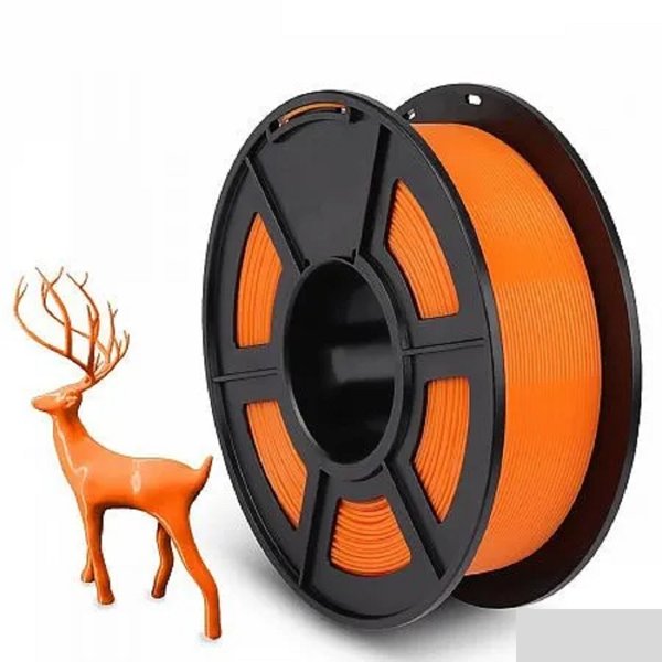 Филамент NVPRINT PLA+ Orange для 3D печати диаметр 1.75мм длина 330 метров масса 1 кг