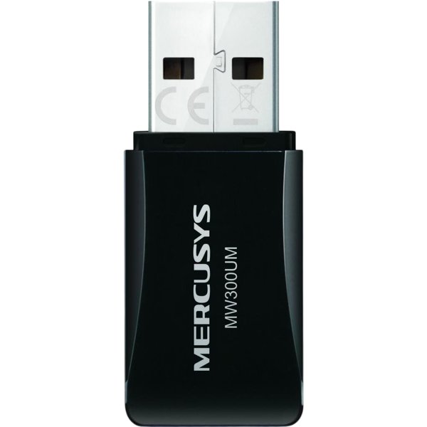 Mercusys MW300UM Компактный USB-адаптер с поддержкой Wi-Fi N300