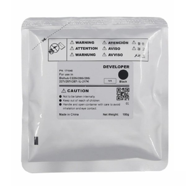 Девелопер DV-216K-Developer для KONICA MINOLTA Bizhub C227i/C257i/C287i (CET) Black, 180г, 600000