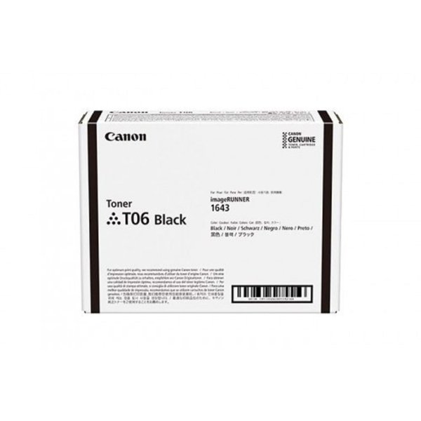 Canon Тонер лазерный T06 чёрный (20 500 стр.) для Canon IR1643s. 3526C002