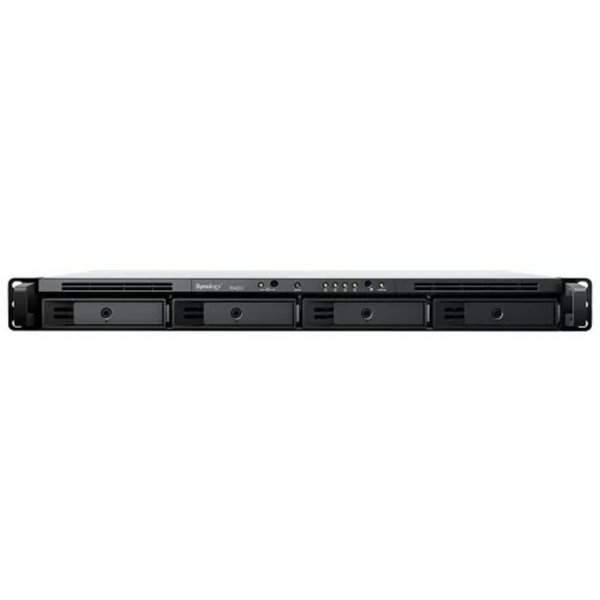 Synology RS422+ RackStation Сетевое хранилище (1U, 4x3.5/2.5" HDD, 2-core 2.6 GHz, 2 GB DDR4 ECC, 2xGbE LAN)