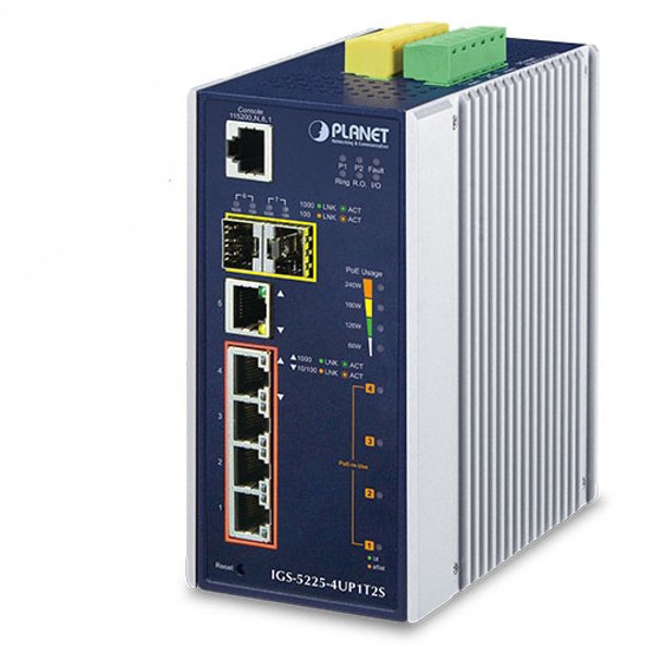 Коммутатор PLANET IGS-5225-4UP1T2S
