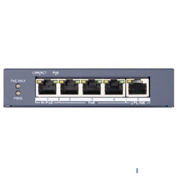 HIKVISION DS-3E0505HP-E 3 RJ45 1000M PoE с грозозащитой 6кВ