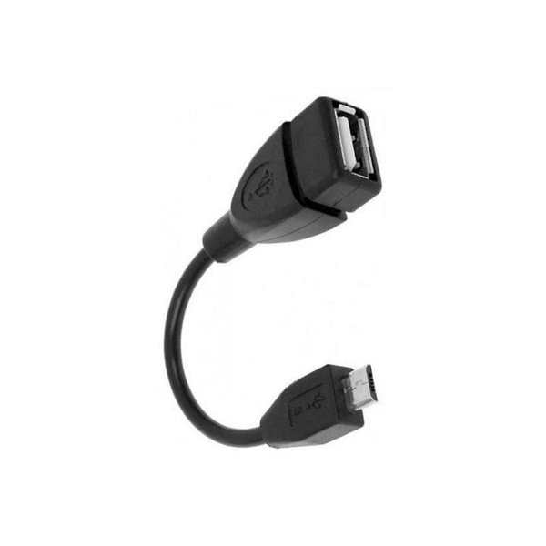 Rexant (18-1181) USB кабель OTG mini USB на USB   шнур 0.15M черный