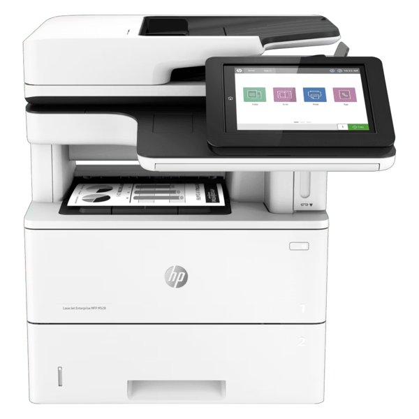 HP LaserJet Enterprise M528f (1PV65A) {p/c/s, A4, 1200 dpi, 43ppm, 1.75GB, 16GB eMMC, 2trays 100+550, ADF 100, Duplex, USB/GigEth, color LCD TS, repl.CF116A}