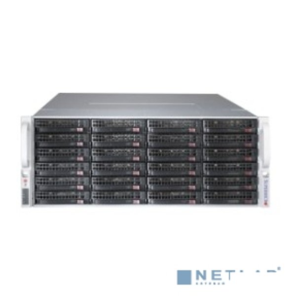 Supermicro CSE-847BE1C4-R1K23LPB Корпус компьютерный 4U SC847B LP CSE SAS3 Single Expander, 10K Fan 1200W PWS [CSE-847BE1C4-R1K23LPB]