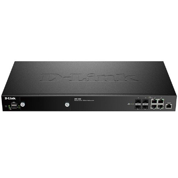 D-Link DWC-2000/A2A PROJ Беспроводной контроллер с 4 комбо-портами 100/1000Base-T/SFP, 2 USB-портами и 1 слотом расширения
