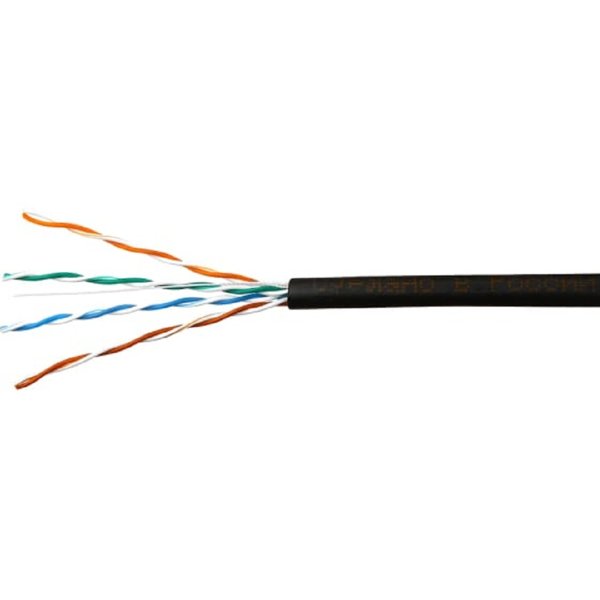 SkyNet Кабель UTP outdoor 4x2x0,51, медный, FLUKE TEST, кат.5e, однож., (305м) box, черный [CSP-UTP-4-CU-OUT](АК5018342/1693221)