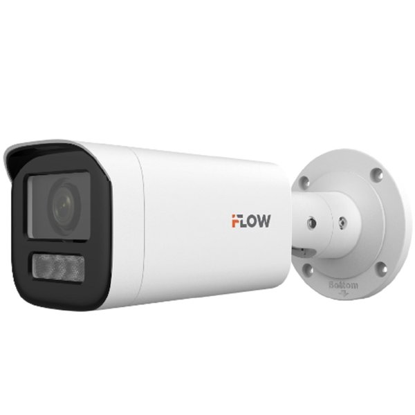 iFLOW F-IC-1622CMZ4(2.8-12mm) Eco 2Мп уличная цилиндрическая IP-камера с гибридной Smart-подсветкой до 50м и встроенным микрофоном