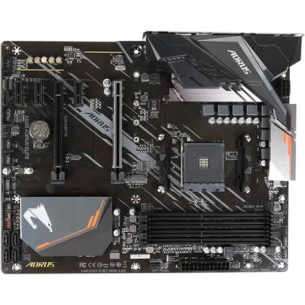 Gigabyte A520 AORUS ELITE  {Soc-AM4 AMD A520 4xDDR4 ATX AC`97 8ch(7.1) GbLAN RAID+DVI+HDMI}