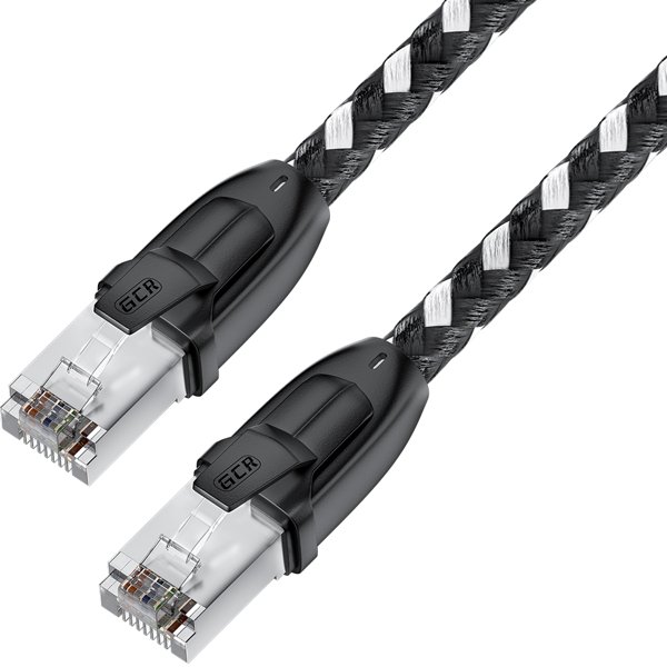 Greenconnect RJ45(m) - RJ45(m) Cat.6 3м черно-белый