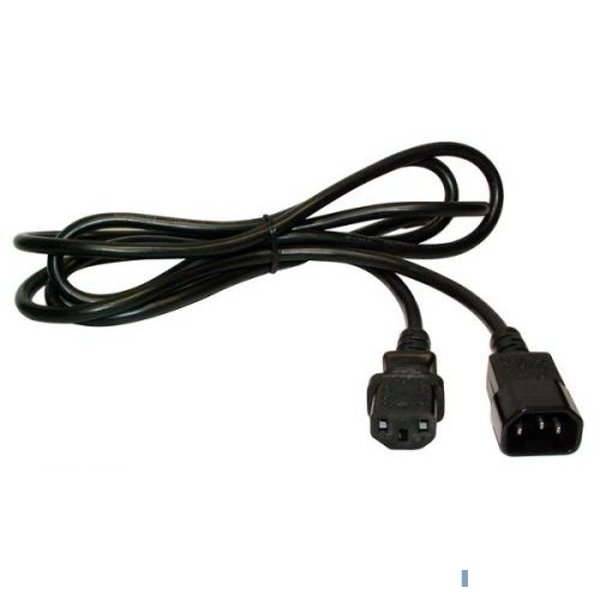 Шнур питания Lanmaster LAN-PP13/14-1.8-BK (упак.:1шт) 1м черный