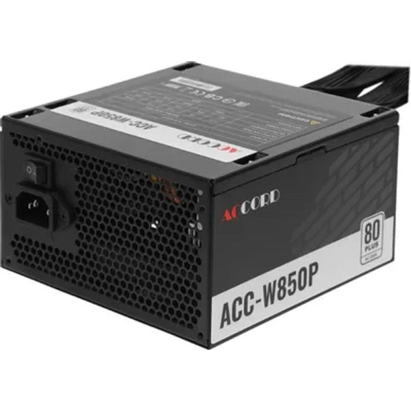 Accord ACC-W850P ATX 850W ACC-W850P 80+ white (20+4pin) 120mm fan 6xSATA RTL