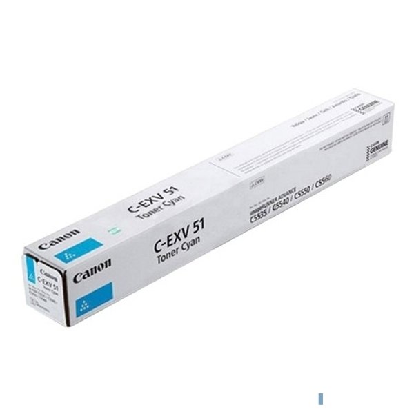 Тонер C-EXV 51L голубой для Canon iR ADV C55xx (26000 стр.)