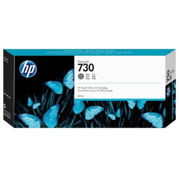 HP 730 P2V72A Картридж HP серый {HP DesignJet T1700, (300 мл)}