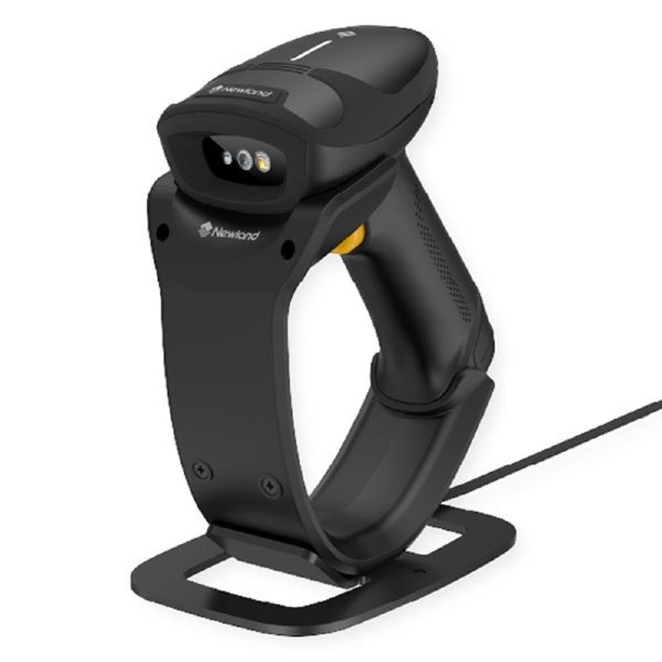 Newland HR3000 Сканер штрих-кодов {2D CMOS Wireless Bluetooth Handheld Reader with Stand/Docking Station and integrated USB-A cable} [NLS-HR3000-BT]