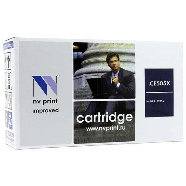 NVPrint CE505X Картридж  для LaserJet P2055, черный, 6500 стр.
