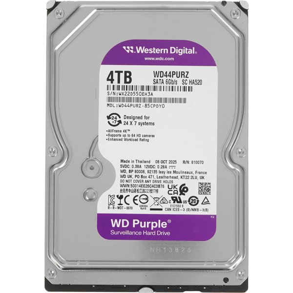 WD Purple 4Tb (WD44PURZ)