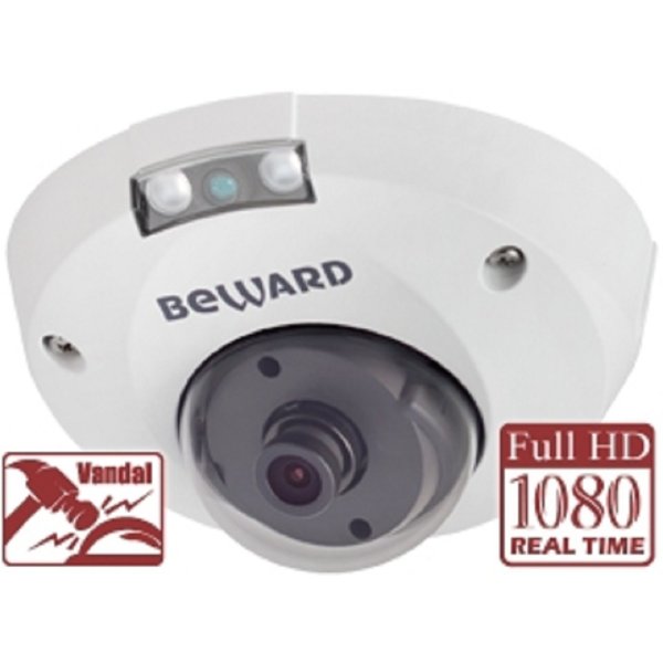 BEWARD B8182710DM Тип МПАК, 2 Мп, 1/2.8'' КМОП SONY Starvis, 0.002 лк (день)/0.001 лк (ночь), 2xWDR, Н.265/Н.264/MJPEG, 1920x1080, 25 к/с, объектив 2.8/3.6/6/8/12/16 мм на выбор