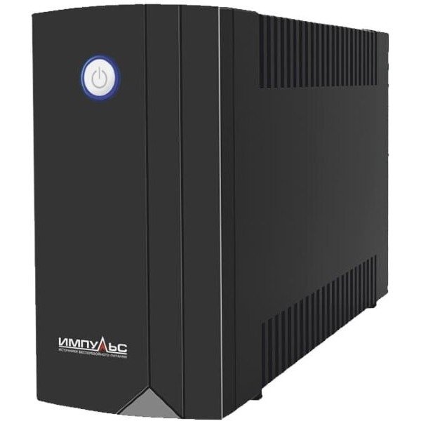 Импульс ИБП Юниор 1000 {1000/600 ВА/Вт, LED, USB, SCHUKOx3},черный {JN10205}