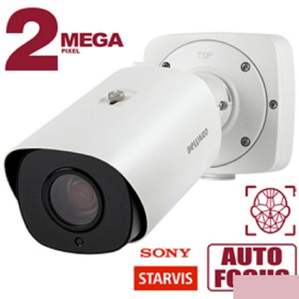 BEWARD NK54140R10 Тип 2 ГРЗ, 2 Мп, 1/2.8'' КМОП Sony Starvis, 0.002 лк (день) / 0.0005 лк (ночь), 2xWDR до 140 дБ, 3 потока, H.265/H.264/MJPEG, 1920x1080, 30к/c, моторизированный объектив