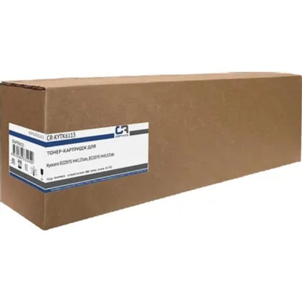 Картридж лазерный CopyRite CR-KYTK6115 TK-6115 черный (15000стр.) для Kyocera Ecosys M4125idn/M4132i