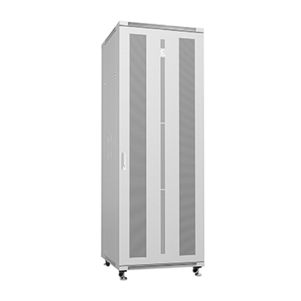 Cabeus ND-05C-47U80/80 Шкаф монтажный телекоммуникационный 19" напольный для распределительного и серверного оборудования 47U 800x800x2277mm (ШхГхВ) передняя и задняя перфорированные двери, ручка с за