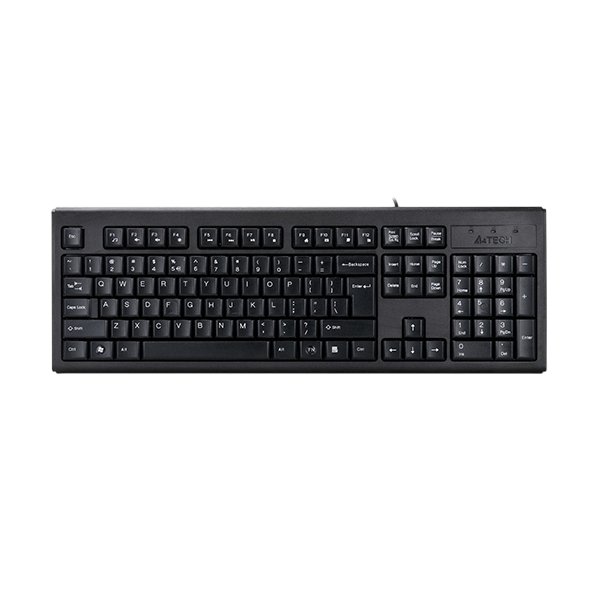 Клавиатура A-4Tech KR-83 black USB, проводная USB, 104 клавиши [533406]