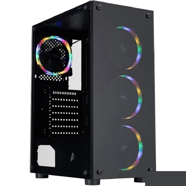1STPLAYER FIRE DANCING V3-B / ATX / 4x120mm FRGB fans / V3-B-BK-4FS1