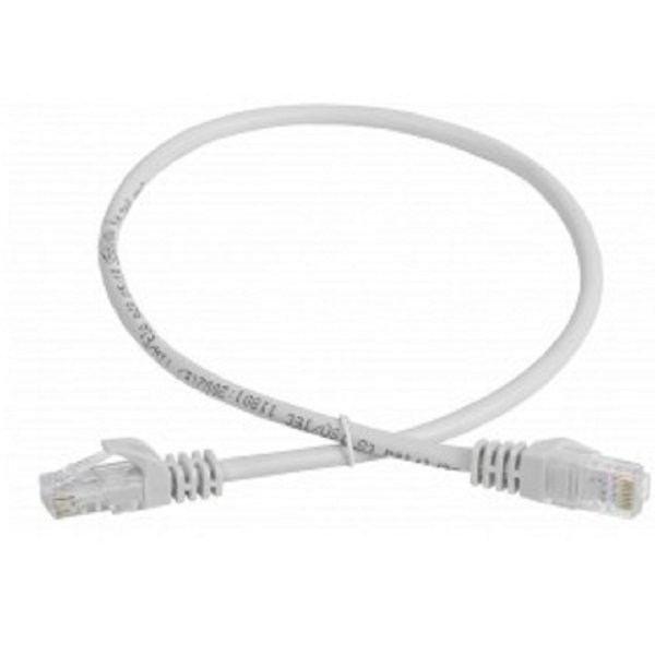 ITK PC01-C5EU-1M-G Шнур коммутационный кат. 5Е UTP 1м серый GENERICA
