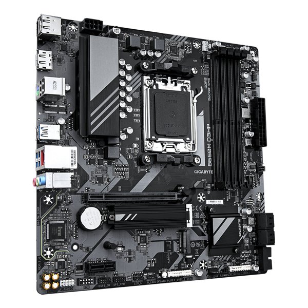 Gigabyte B650M D3HP AX {AM5 AMD B650 4xDDR5 mATX AC`97 8ch(7.1) 2.5Gg RAID+HDMI+DP}