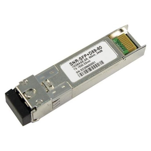 SNR-SFP+D37-80 Модуль SFP+ DWDM оптический, дальность до 80км (24dB), 1547.72нм