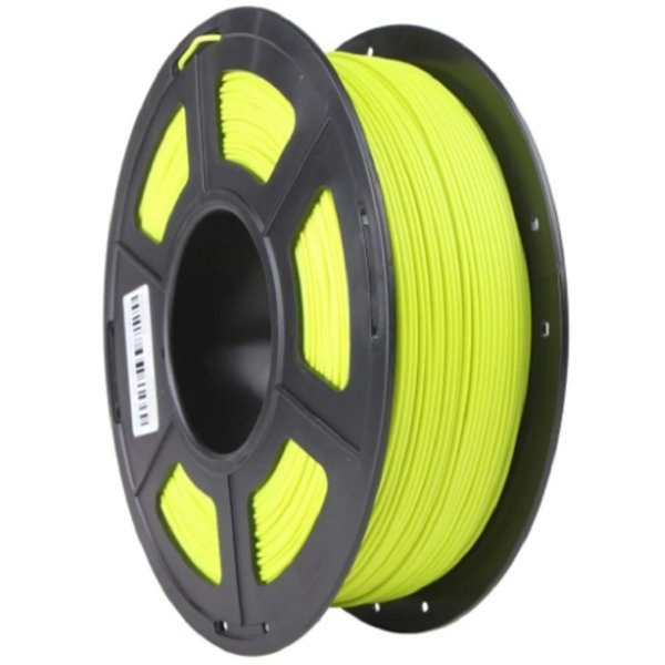 Филамент NVPRINT PLA Matte Bright Yellow для 3D печати диаметр 1.75мм  длина 330 метров  масса 1 кг