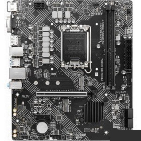 MSI PRO H610M-G DDR4 {Intel H610 LGA1700 2xDDR4-3200 1xPCIex16 4xSATA 1xM.2 HDMI VGA DP / mATX}