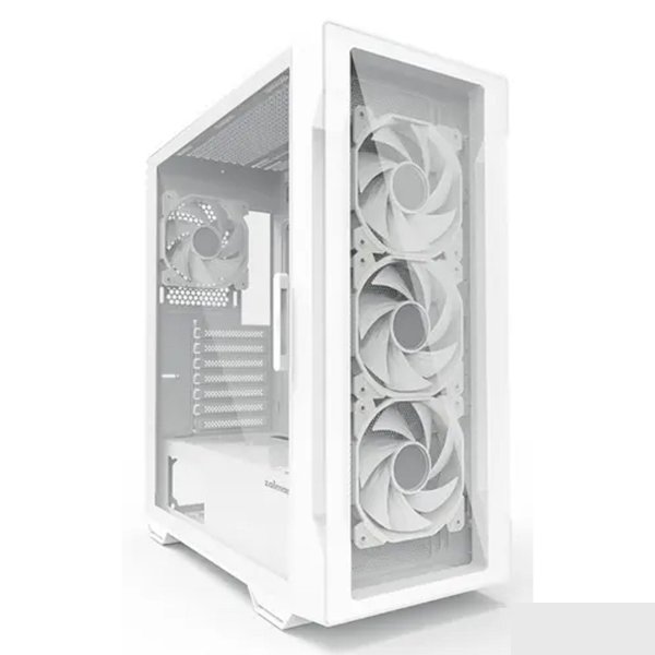 Корпус ZALMAN I3 NEO TG White, без БП, боковое окно (закаленное стекло), белый,  ATX