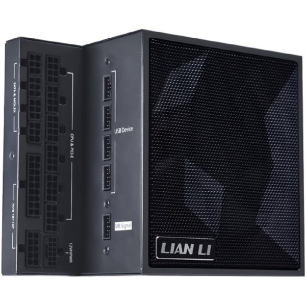 Lian Li  Блок питания  EG0850 / Black / ATX 3.1, 850W, 80 PLUS Platinum, PCIe 5.1, APFC, USB HUB, 120mm FDB Fan, Fully Modular / G9P.EG0850.BE00.RU