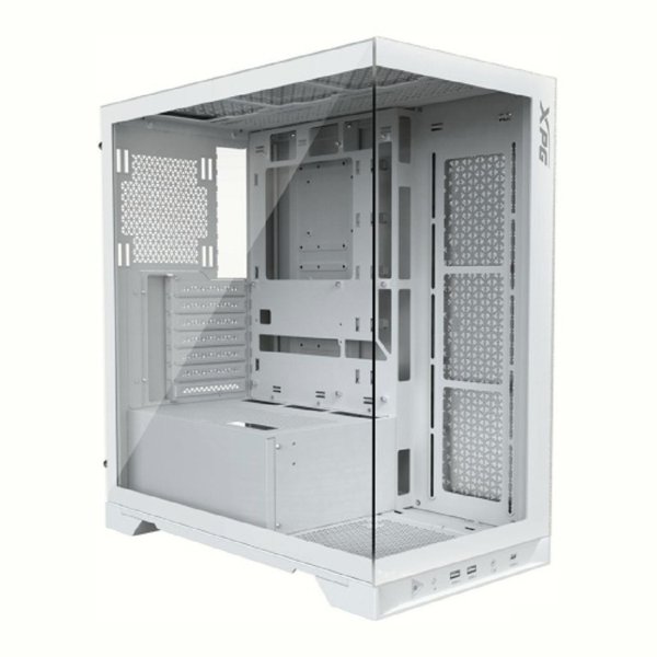 XPG INVADER X WHITE (INVADERXMTWOF-WHCWW) Mid-Tower, Micro-ATX, Mini-ITX, Standard-ATX, USB 3.2 Gen2 Type-A, USB 3.2 Gen2 Type-C, white