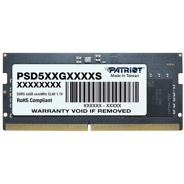 Patriot DDR5 SODIMM 8Gb 5600Mhz, Signature Line (PSD58G560041S) (retail)
