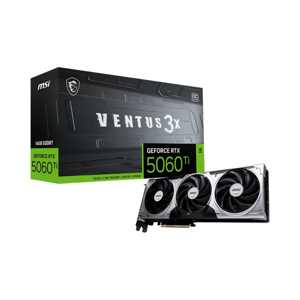 MSI GeForce RTX 5060 Ti 16G VENTUS 3X OC