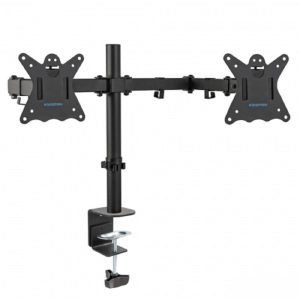 Kromax CASPER-508 black,  Кр. стал. наст. для TV 10"-32", max 2x10 кг, 6 ст св., от стл. 400 мм, max VESA 100x100 мм.