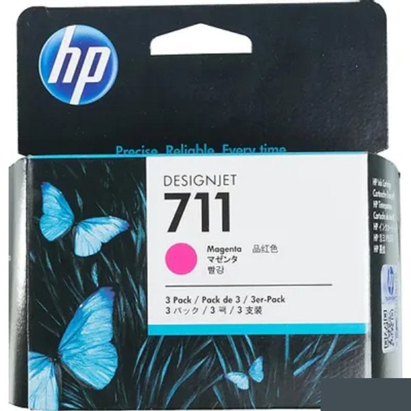 HP CZ135A Картридж №711, Magenta {Designjet T120/T520, Magenta (29ml 3 - pack)}