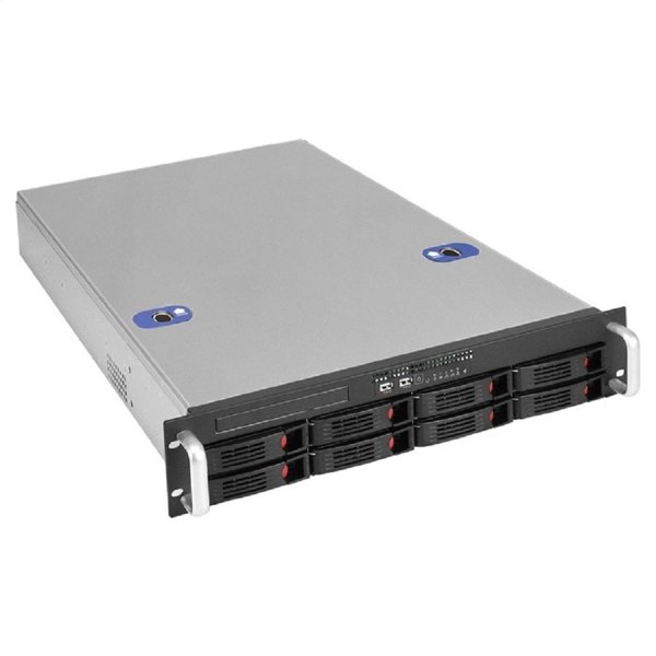 Exegate EX294562RUS Серверная платформа ExeGate Pro 2U660-HS08 <RM 19", высота 2U, глубина 660, Redundant БП 2x800W, 8xHotSwap, USB>