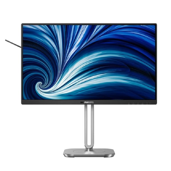 LCD PHILIPS 23.8" 24B2N4200/00 Black с поворотом экрана {IPS 1920x1080 120Hz 4ms 178/178 300cd 1500:1}