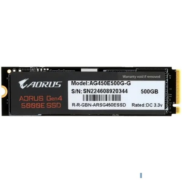 Gigabyte SSD M.2 500GB 5000E AG450E500G-G  NVMe PCIe 4.0