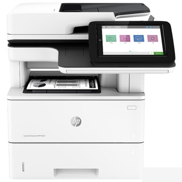 HP LaserJet Enterprise MFP M528dn [1PV64A/F2A76A] {p/c/s, A4, 1200 dpi, 43ppm, 1.75GB, 16GB eMMC, 2trays 100+550, ADF 100, Duplex, USB/GigEth, color LCD TS, repl.CF116A}